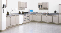 Sterile cleanroom after cleaning